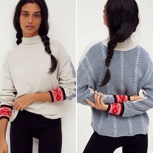 Free People Chalet Cozy Swit Ice Combo NWT XS